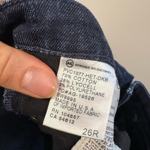 AG- HEART PATTERN STEVIE ANKLE SLIM STRAIGHT JEANS - Picture 11 of 11